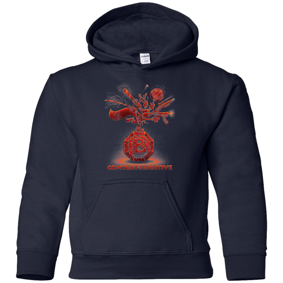 Sweatshirts Navy / YS Context Sensitive Youth Hoodie