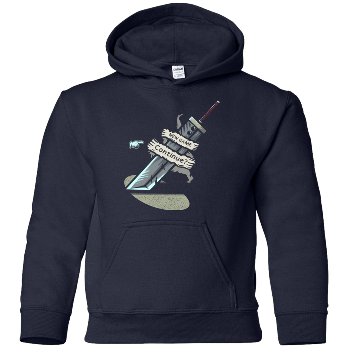 Sweatshirts Navy / YS Continue Youth Hoodie