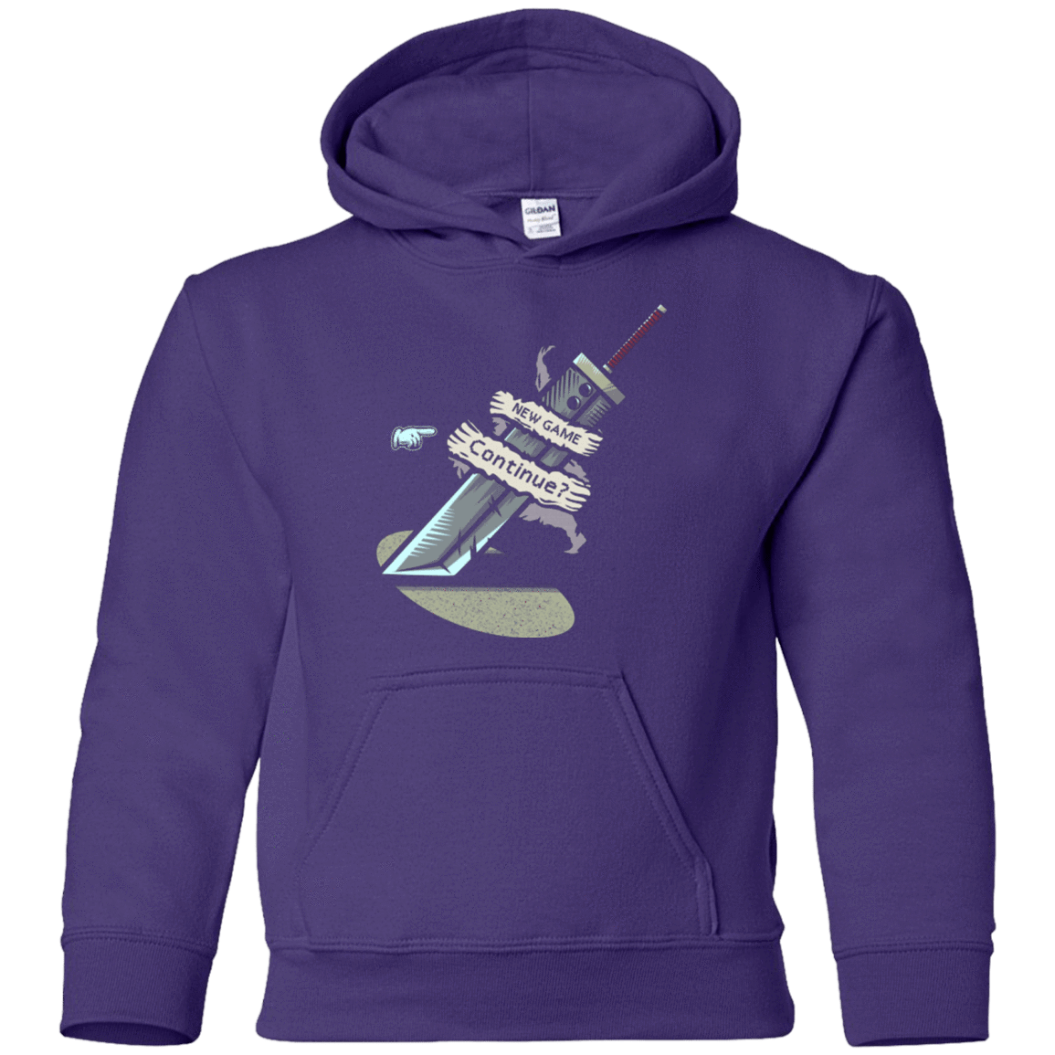 Sweatshirts Purple / YS Continue Youth Hoodie