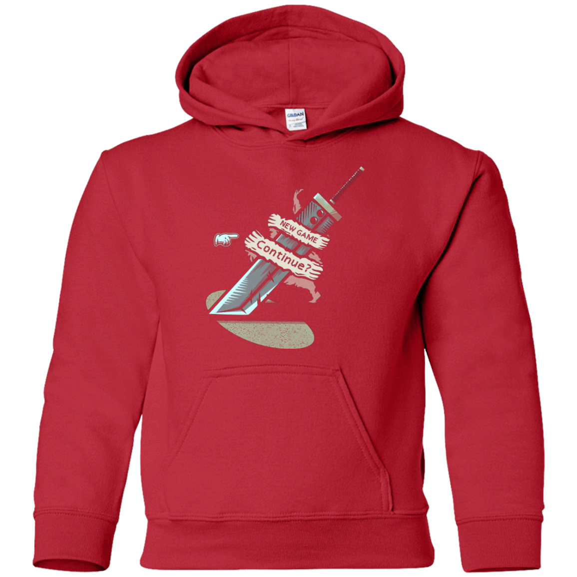 Sweatshirts Red / YS Continue Youth Hoodie