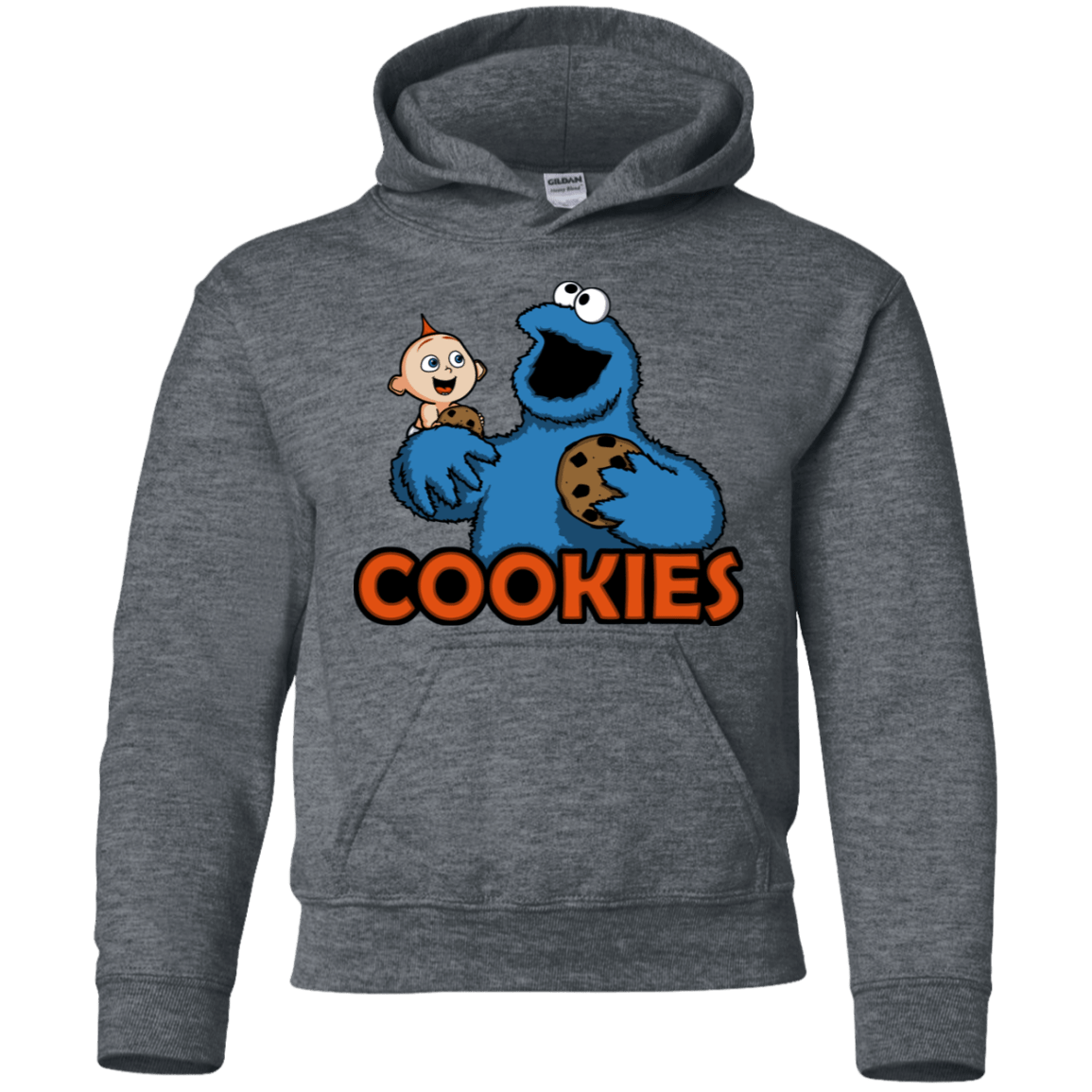 Sweatshirts Dark Heather / YS Cookies Youth Hoodie