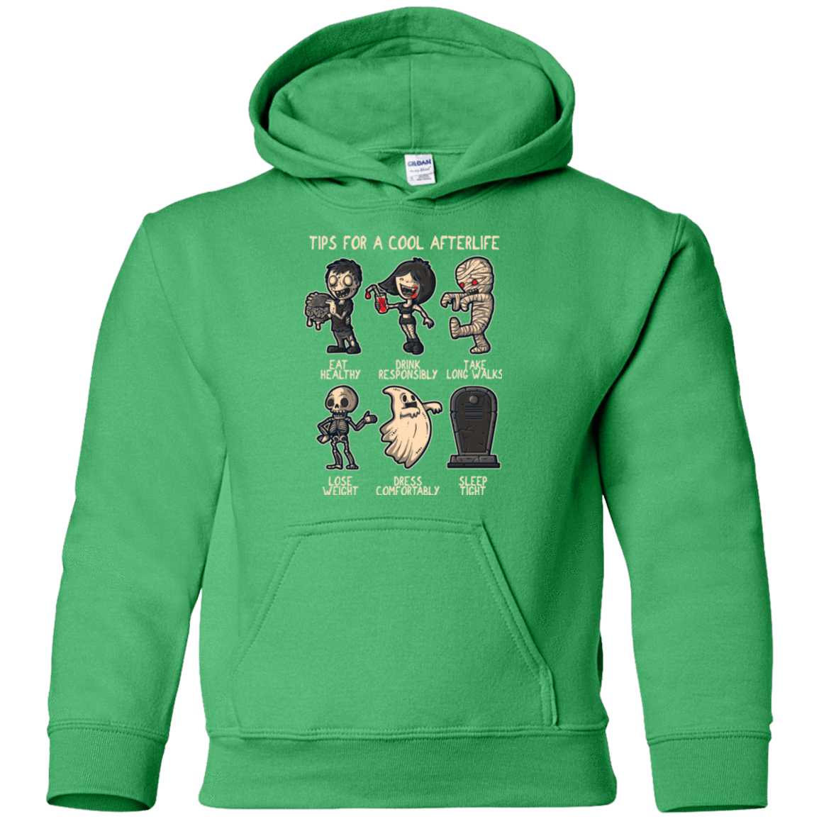 Sweatshirts Irish Green / YS Cool Afterlife Youth Hoodie