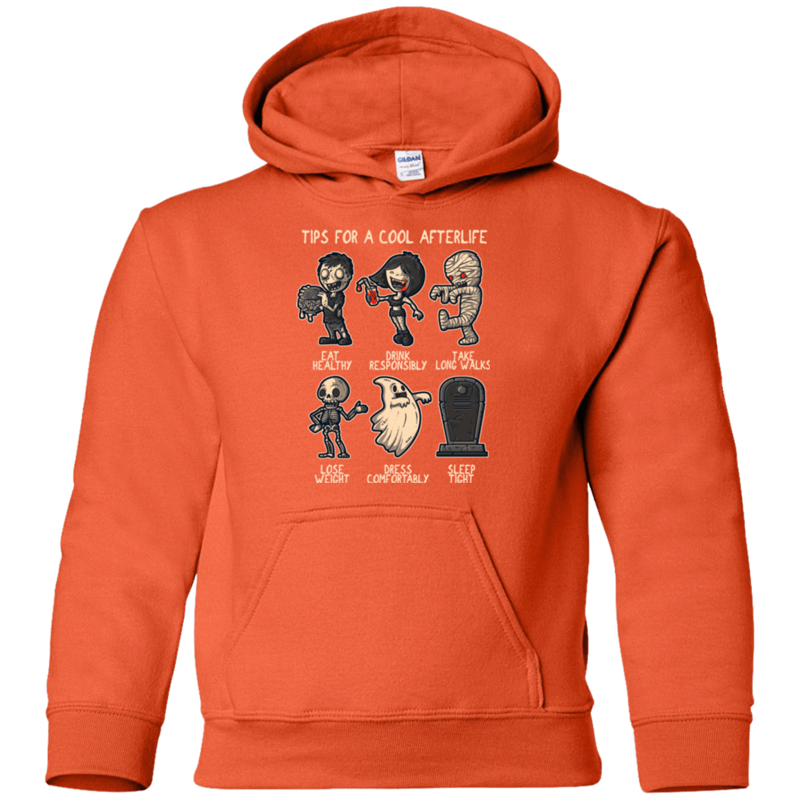 Sweatshirts Orange / YS Cool Afterlife Youth Hoodie