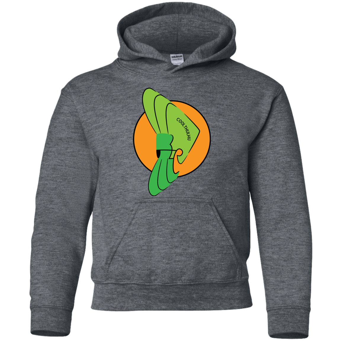 Sweatshirts Dark Heather / YS Coolthulhu Youth Hoodie