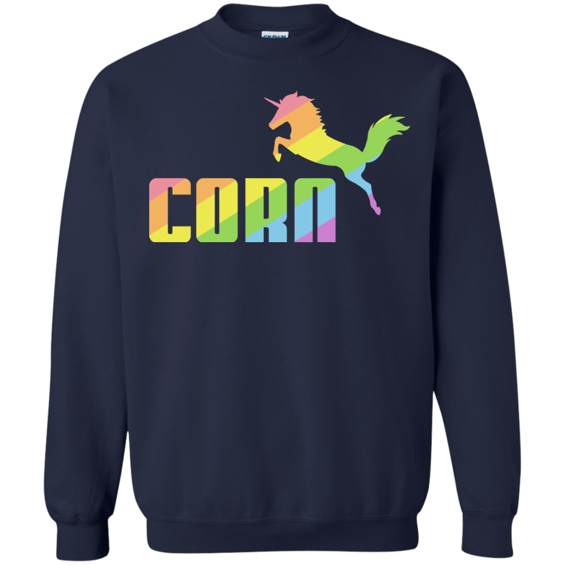 Sweatshirts Navy / S Corn Crewneck Sweatshirt