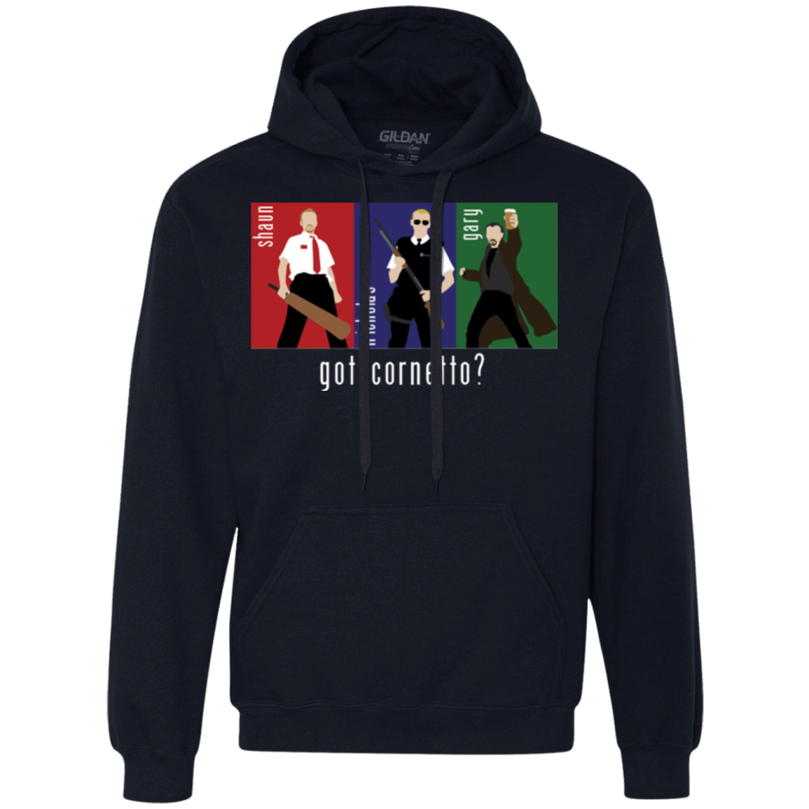 Sweatshirts Navy / Small Cornetto Premium Fleece Hoodie