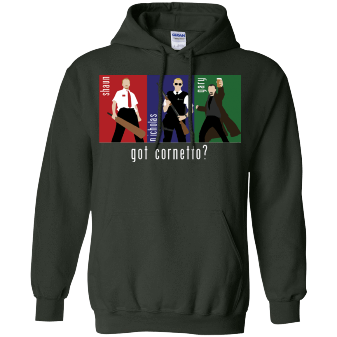 Sweatshirts Forest Green / Small Cornetto Pullover Hoodie