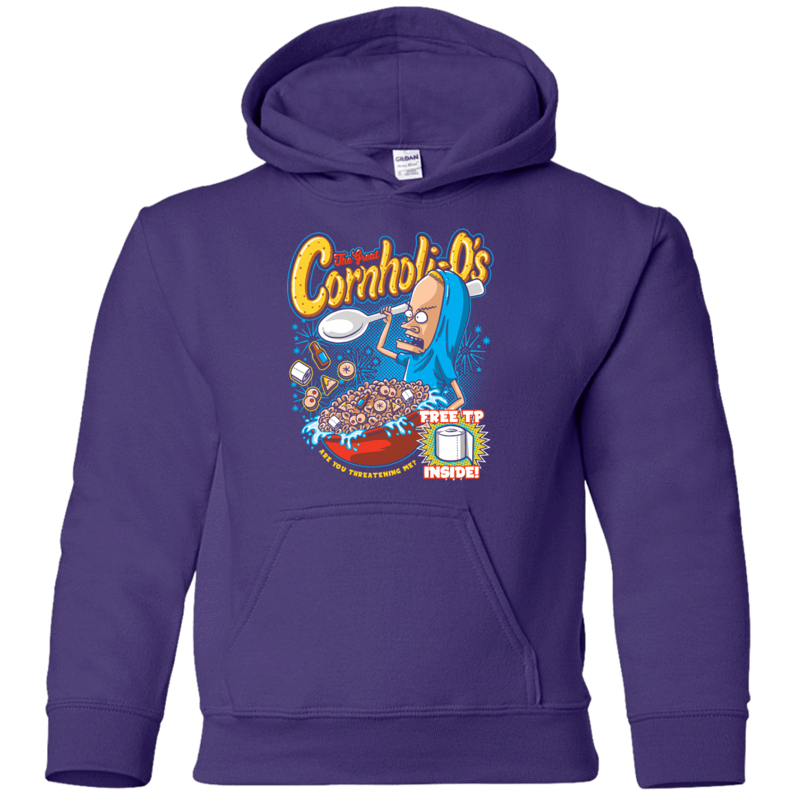Sweatshirts Purple / YS Cornholi-O's Youth Hoodie
