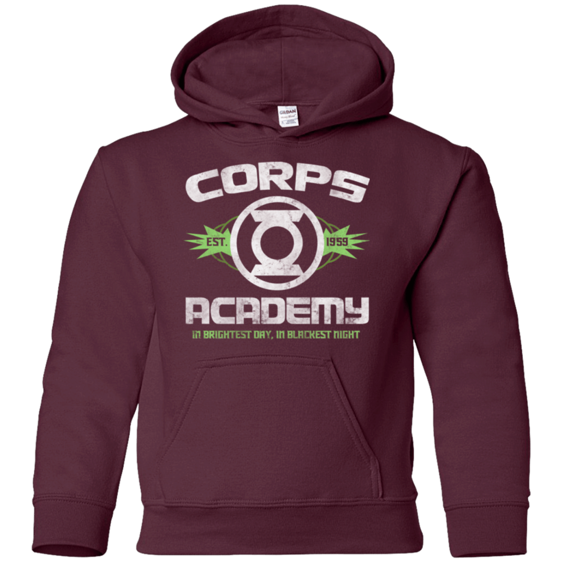 Sweatshirts Maroon / YS Corps Academy Youth Hoodie