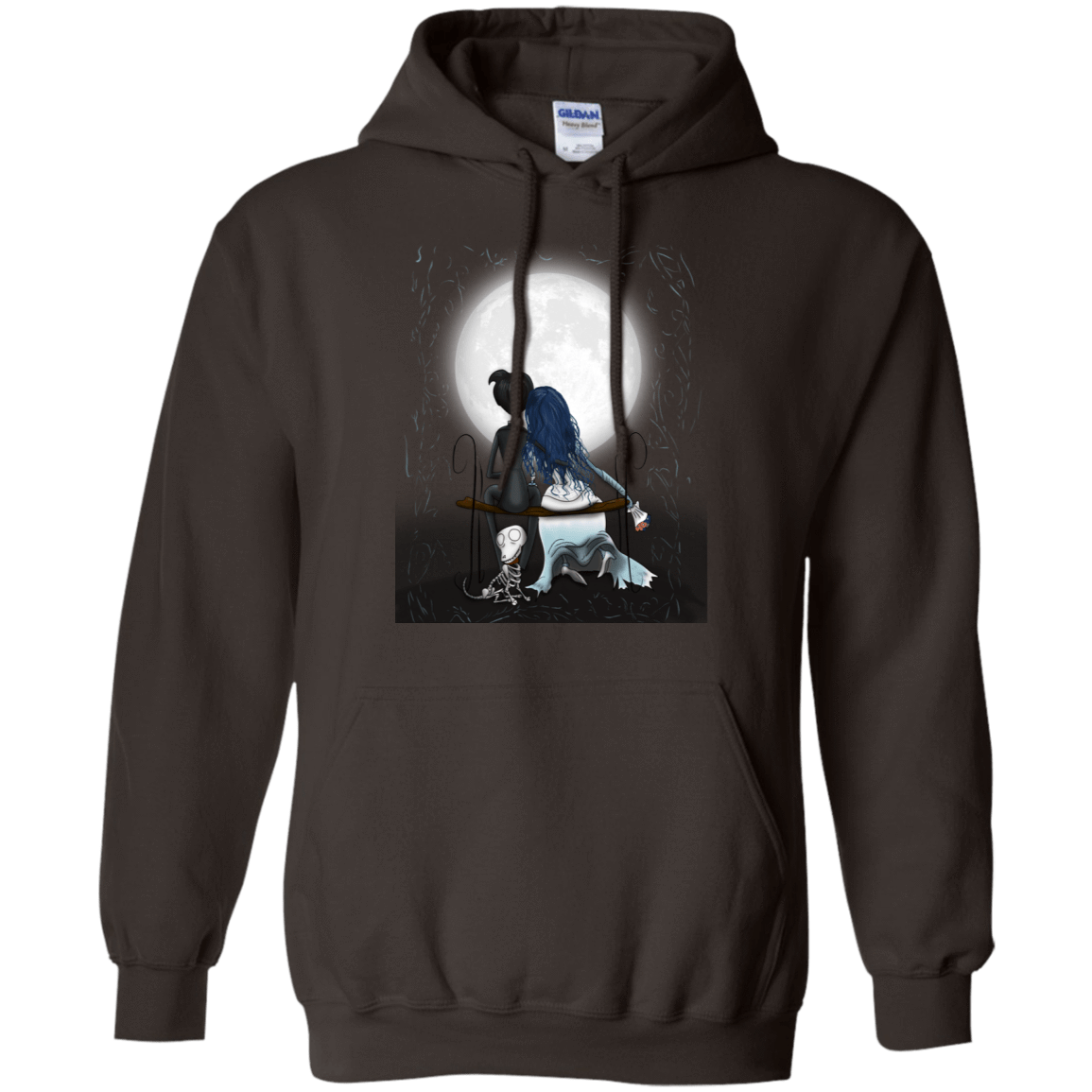Sweatshirts Dark Chocolate / S Corpse Bride Love Pullover Hoodie