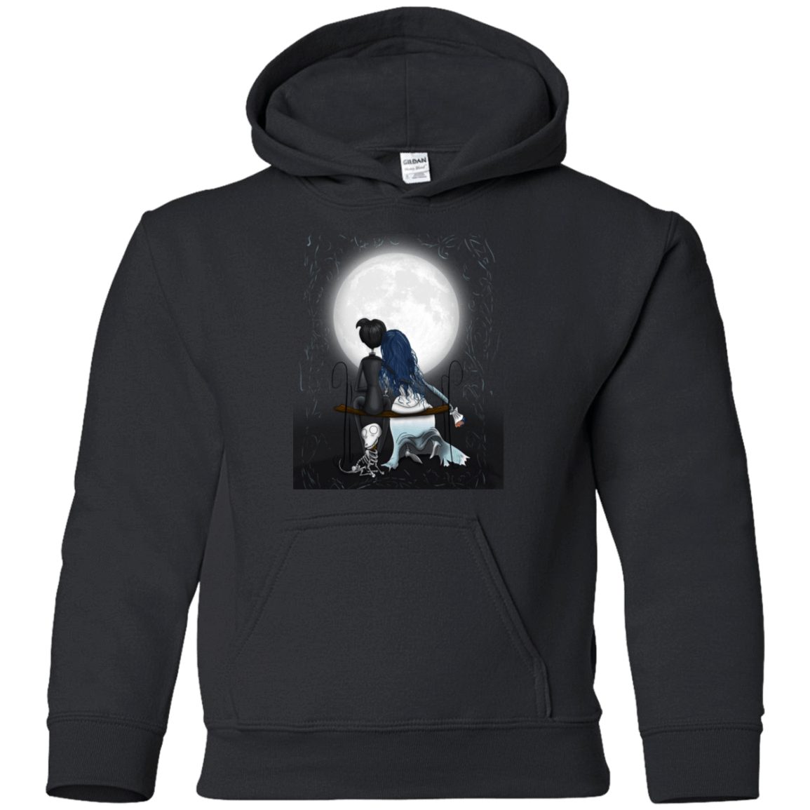 Sweatshirts Black / YS Corpse Bride Love Youth Hoodie