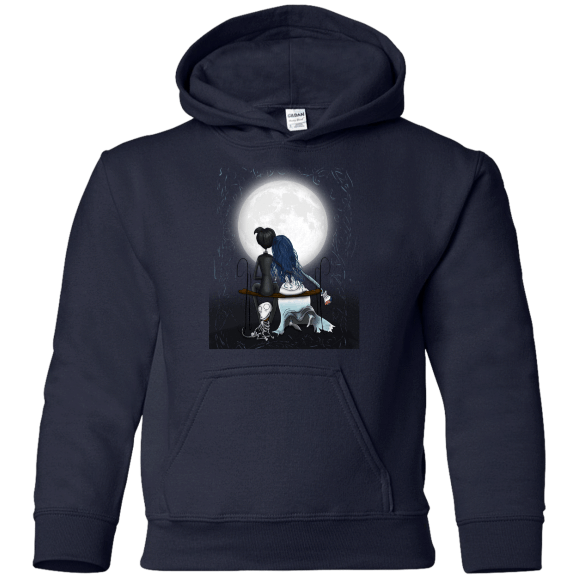 Sweatshirts Navy / YS Corpse Bride Love Youth Hoodie