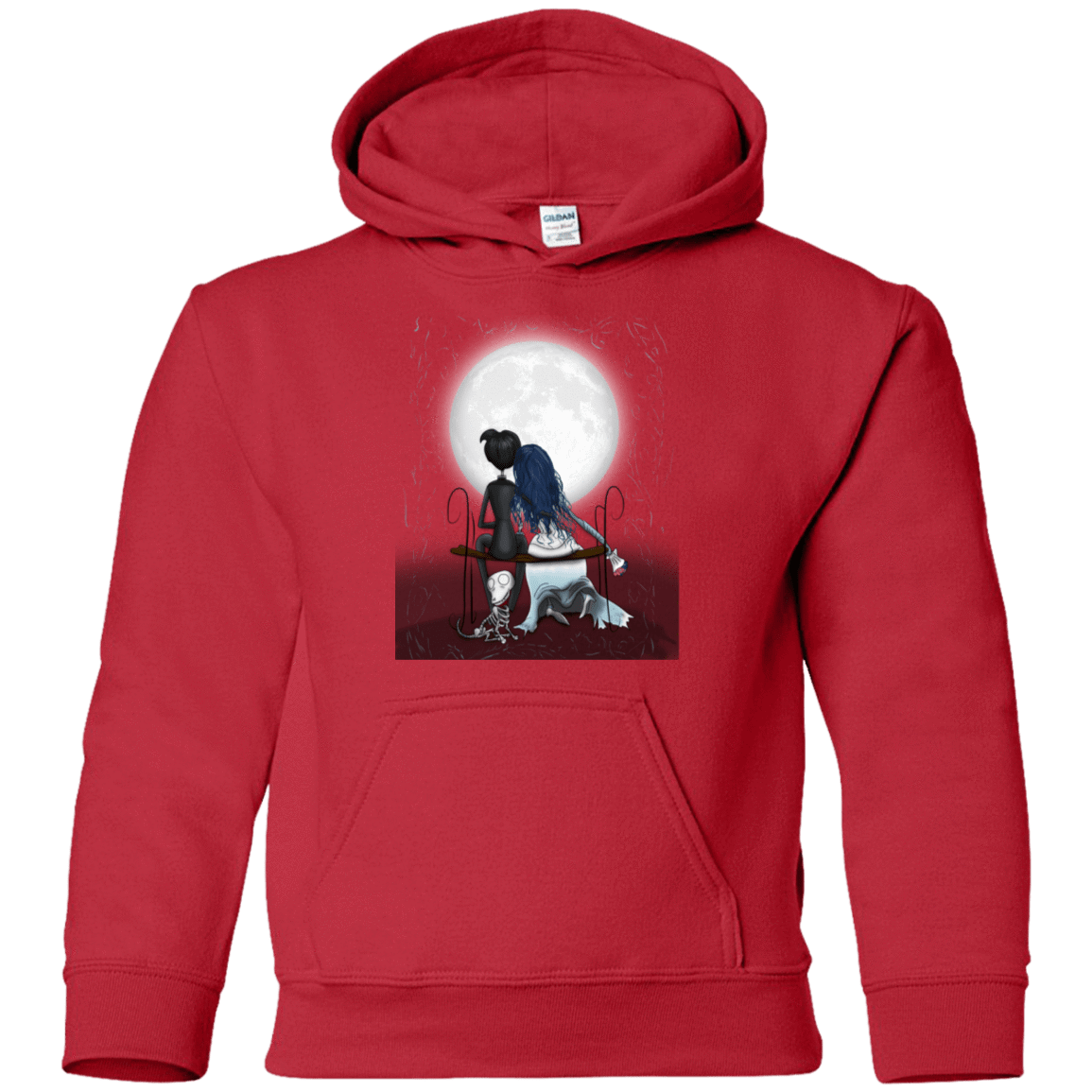 Sweatshirts Red / YS Corpse Bride Love Youth Hoodie