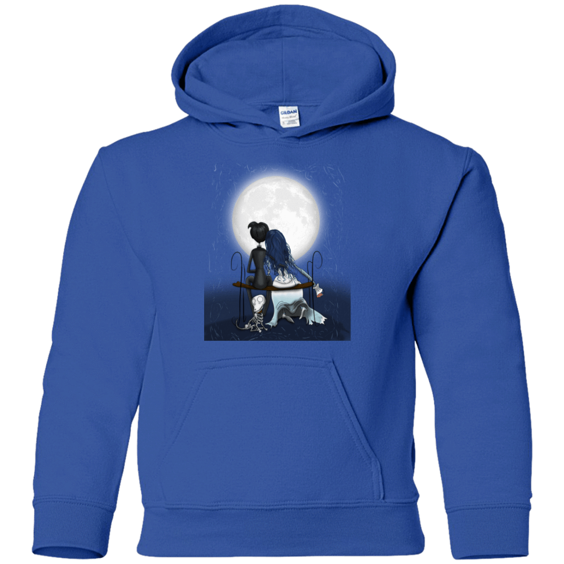 Sweatshirts Royal / YS Corpse Bride Love Youth Hoodie