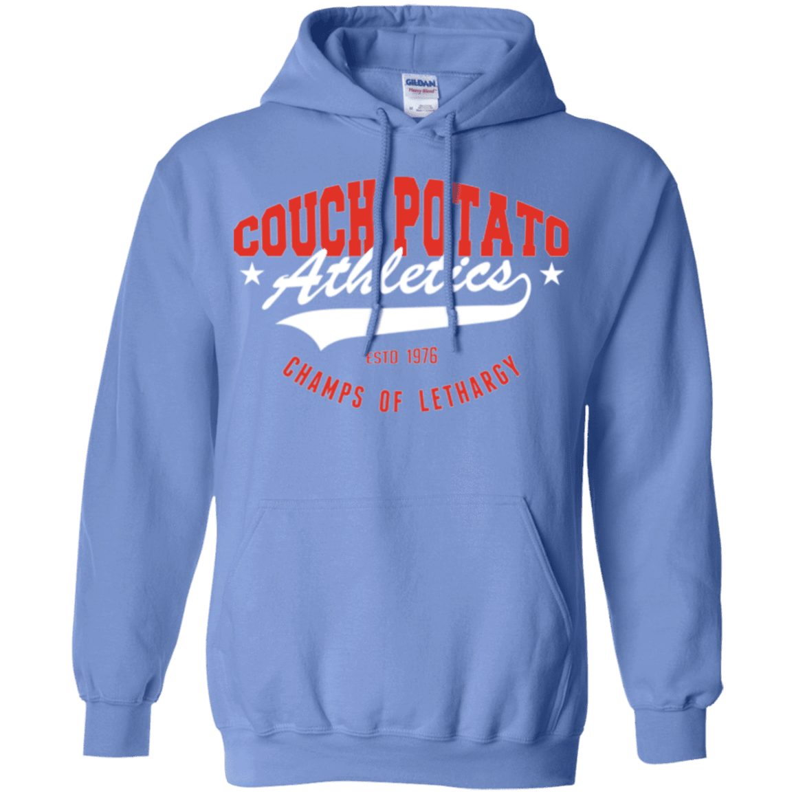 Sweatshirts Carolina Blue / Small Couch Potato Pullover Hoodie
