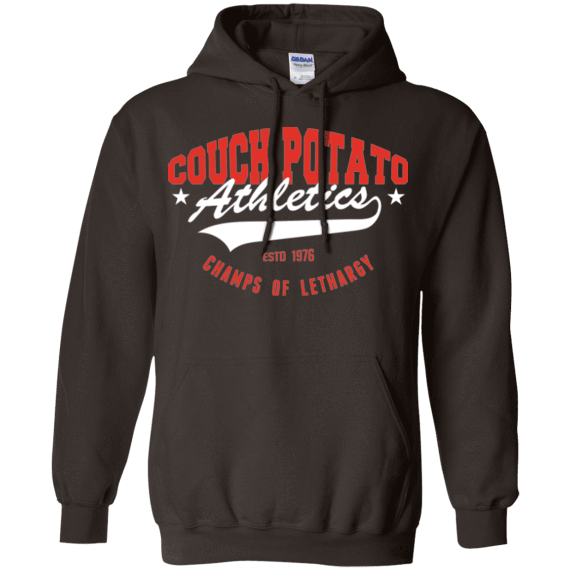 Sweatshirts Dark Chocolate / Small Couch Potato Pullover Hoodie