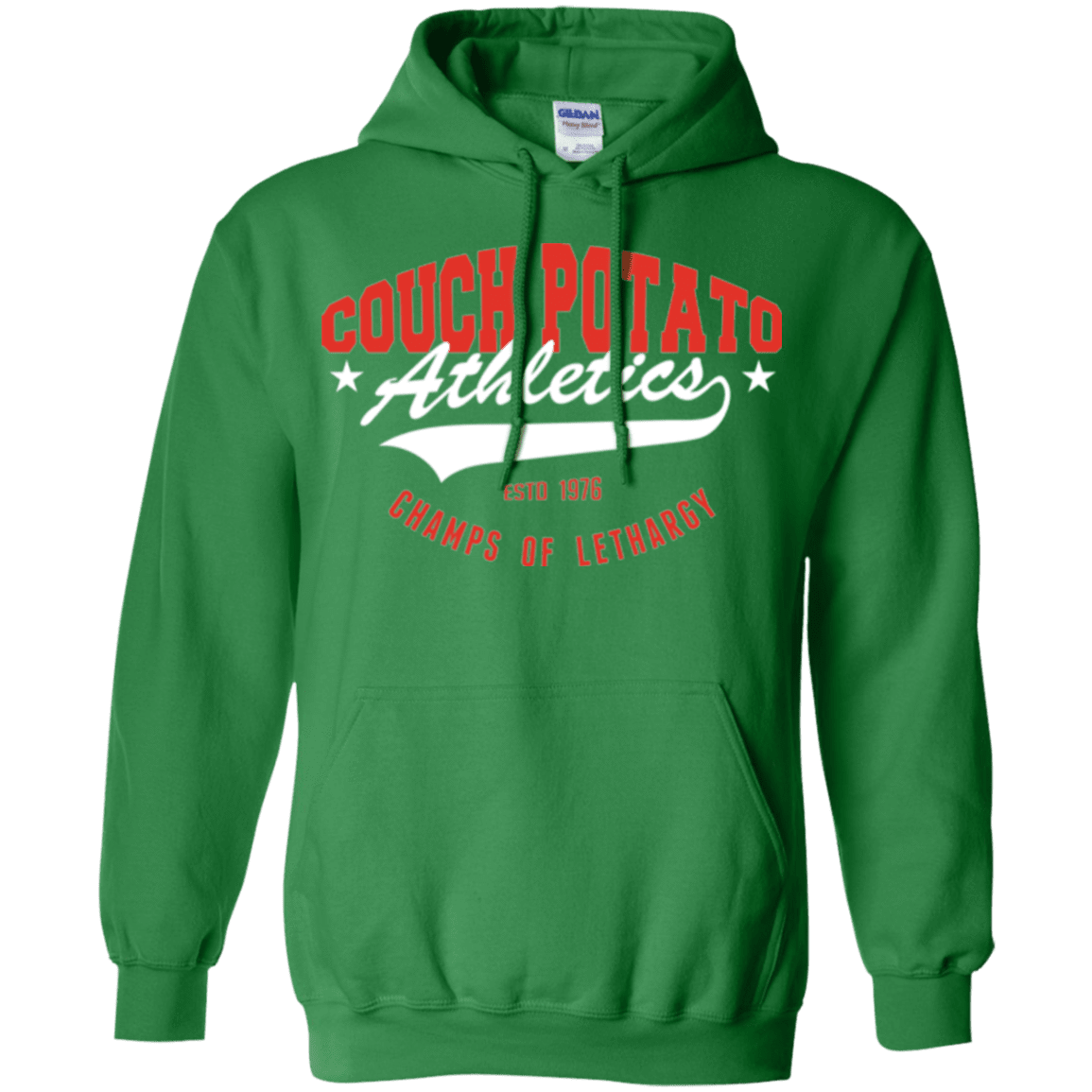 Sweatshirts Irish Green / Small Couch Potato Pullover Hoodie