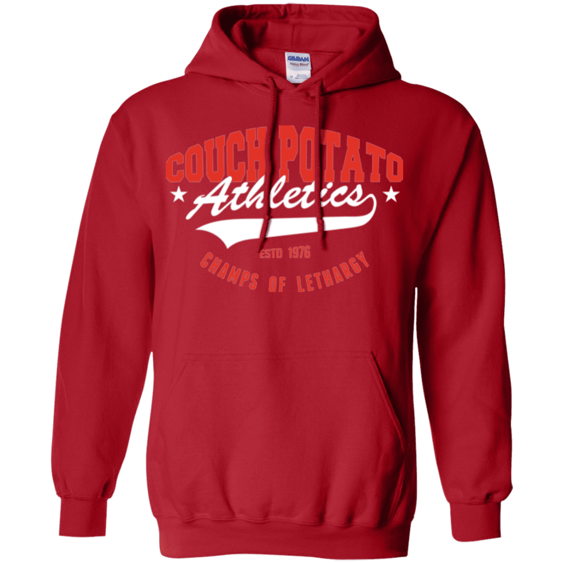 Sweatshirts Red / Small Couch Potato Pullover Hoodie