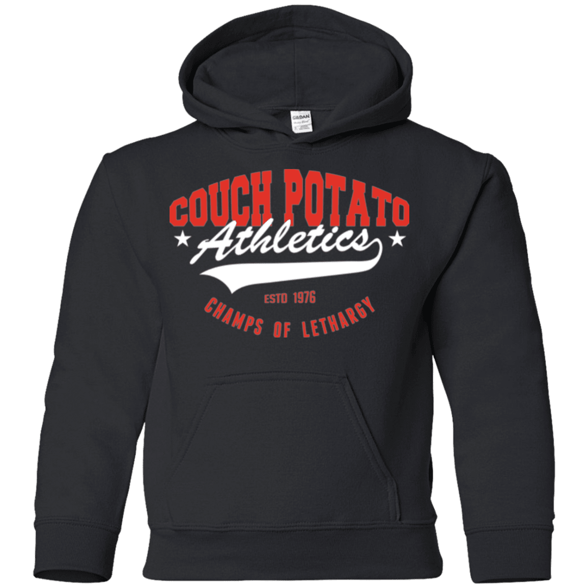 Sweatshirts Black / YS Couch Potato Youth Hoodie