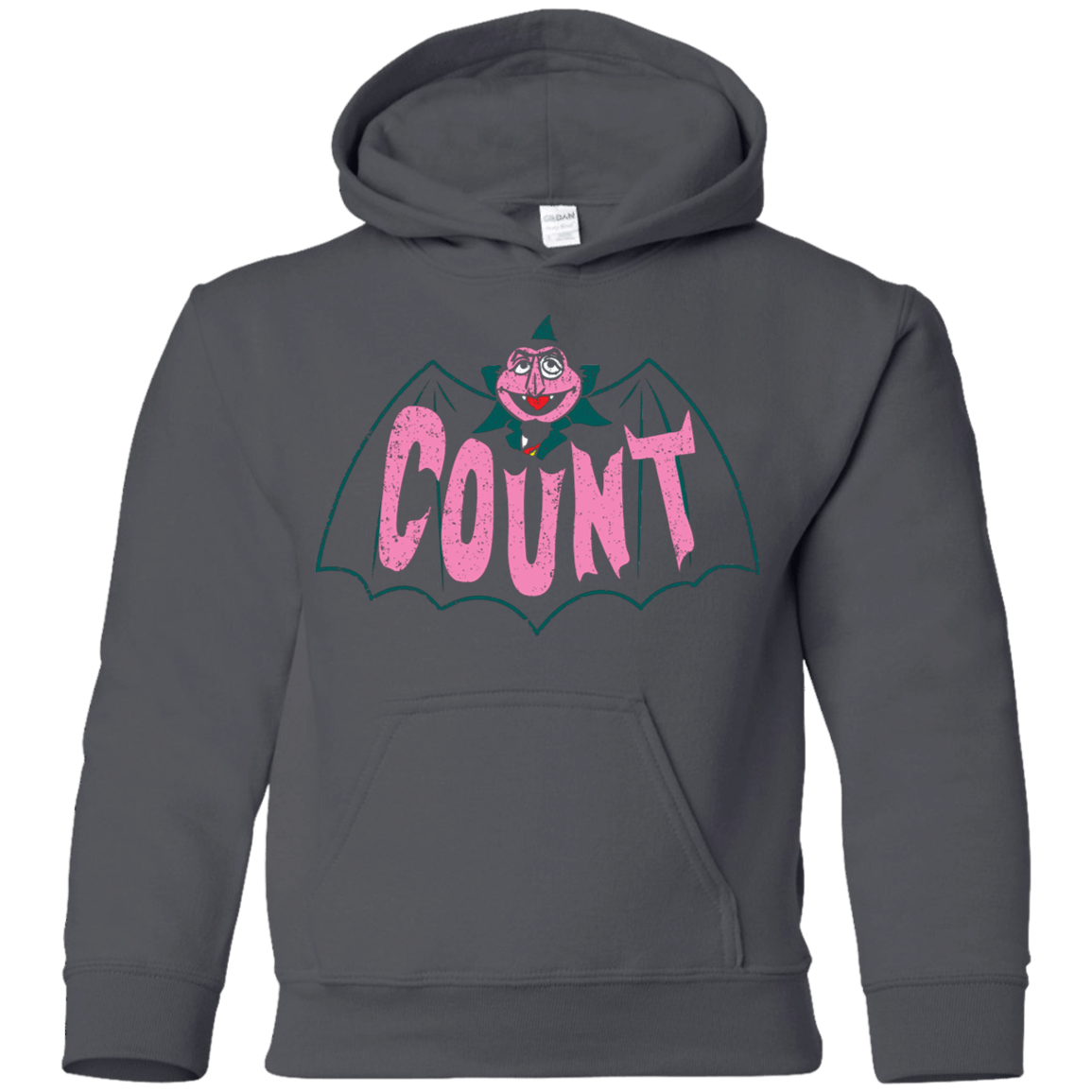 Sweatshirts Charcoal / YS Count Youth Hoodie