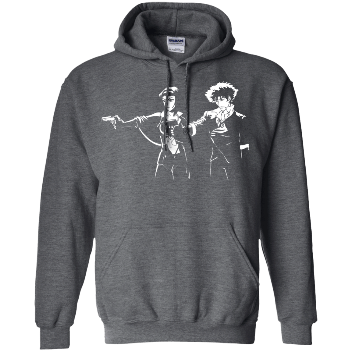 Sweatshirts Dark Heather / S Cowboy Fiction Pullover Hoodie