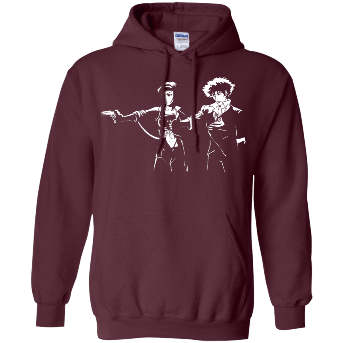Sweatshirts Maroon / S Cowboy Fiction Pullover Hoodie