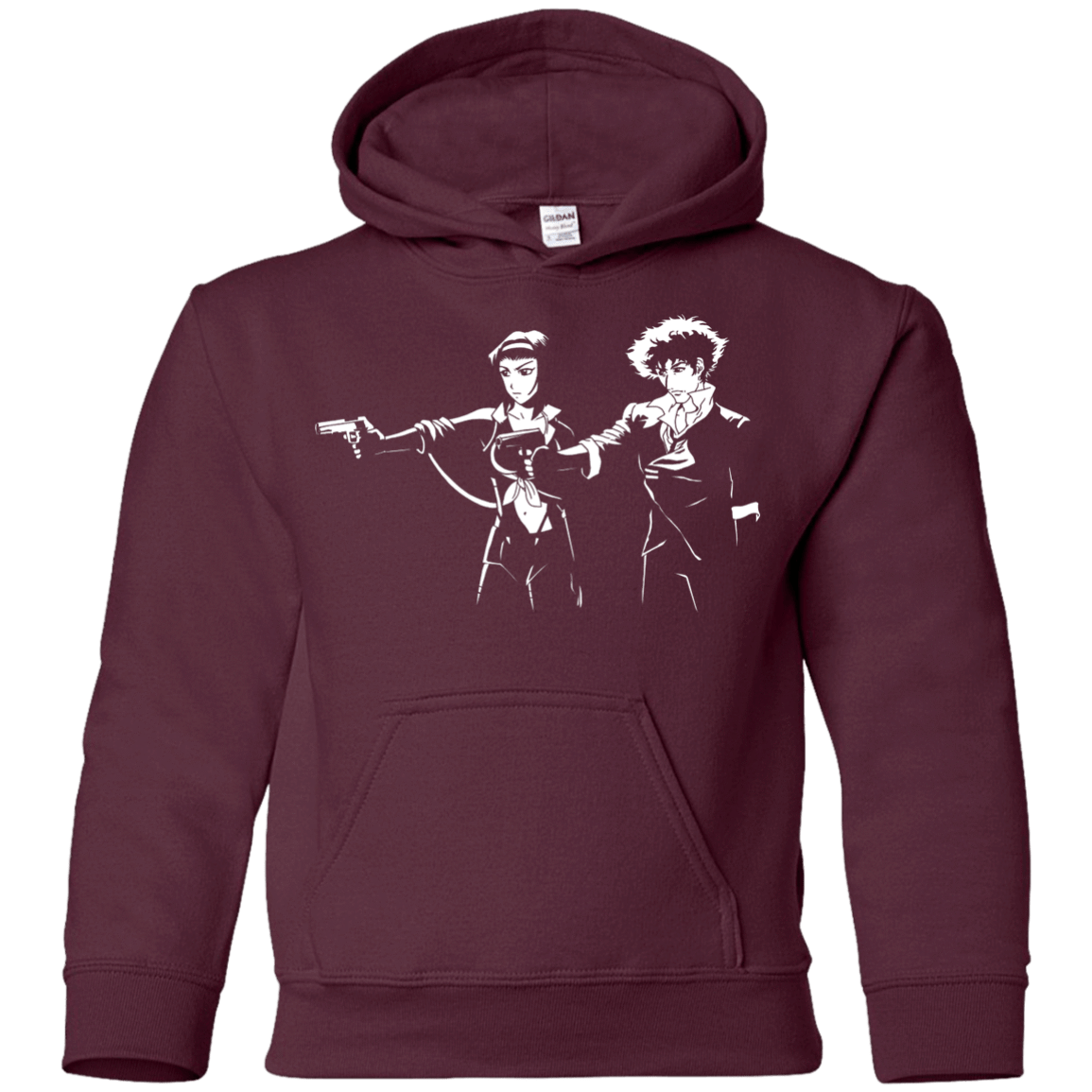 Sweatshirts Maroon / YS Cowboy Fiction Youth Hoodie