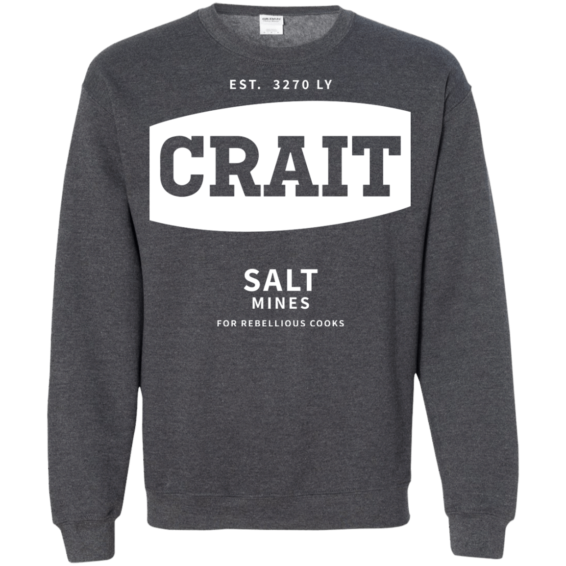 Sweatshirts Dark Heather / S Crait Saxa Salt Crewneck Sweatshirt
