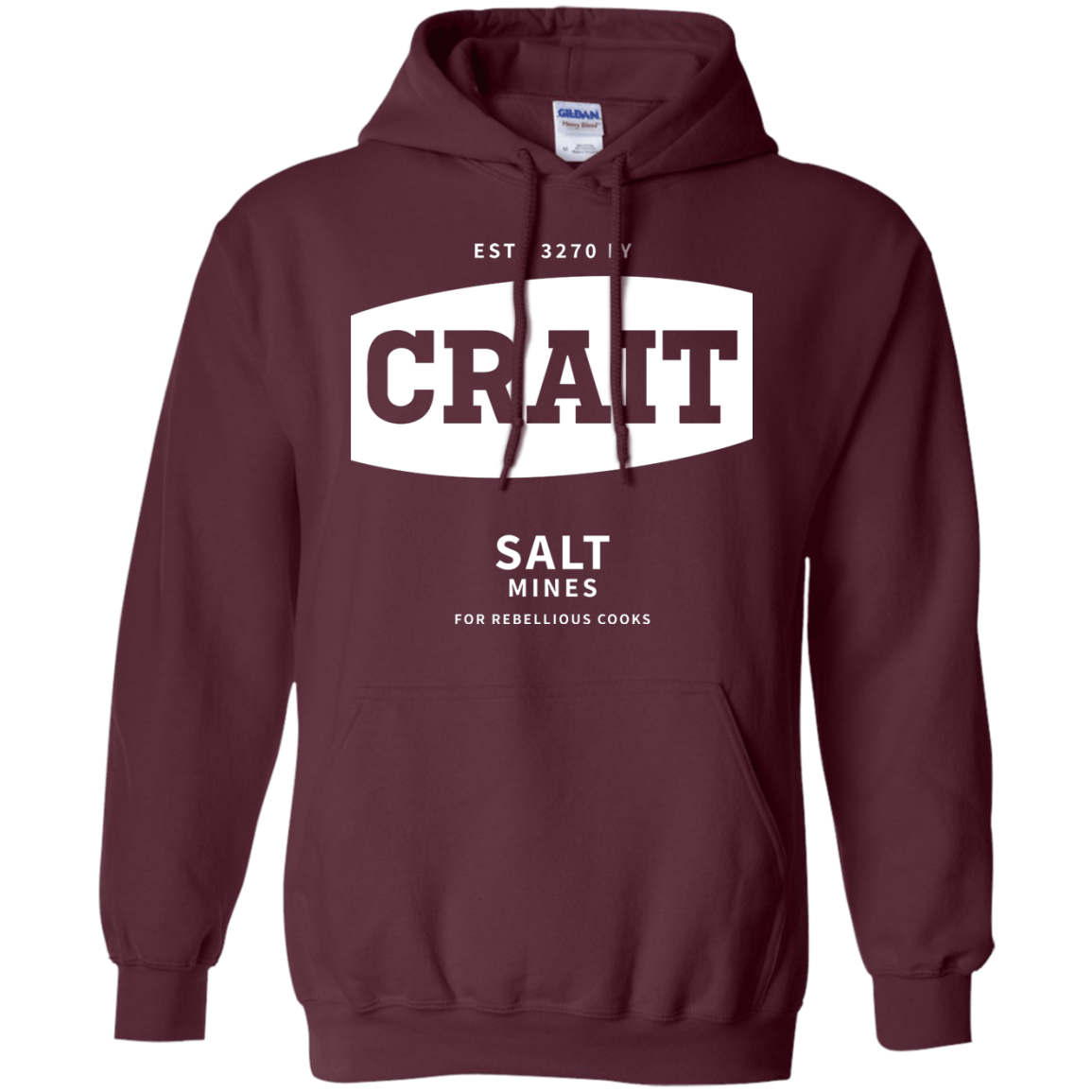 Sweatshirts Maroon / S Crait Saxa Salt Pullover Hoodie