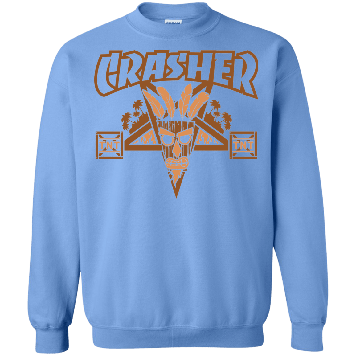 Sweatshirts Carolina Blue / S CRASHER Crewneck Sweatshirt