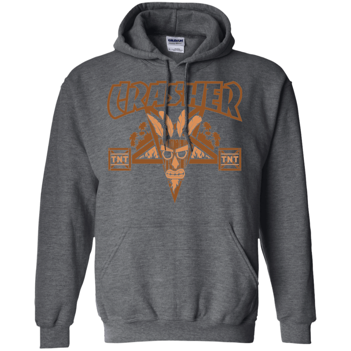 Sweatshirts Dark Heather / S CRASHER Pullover Hoodie