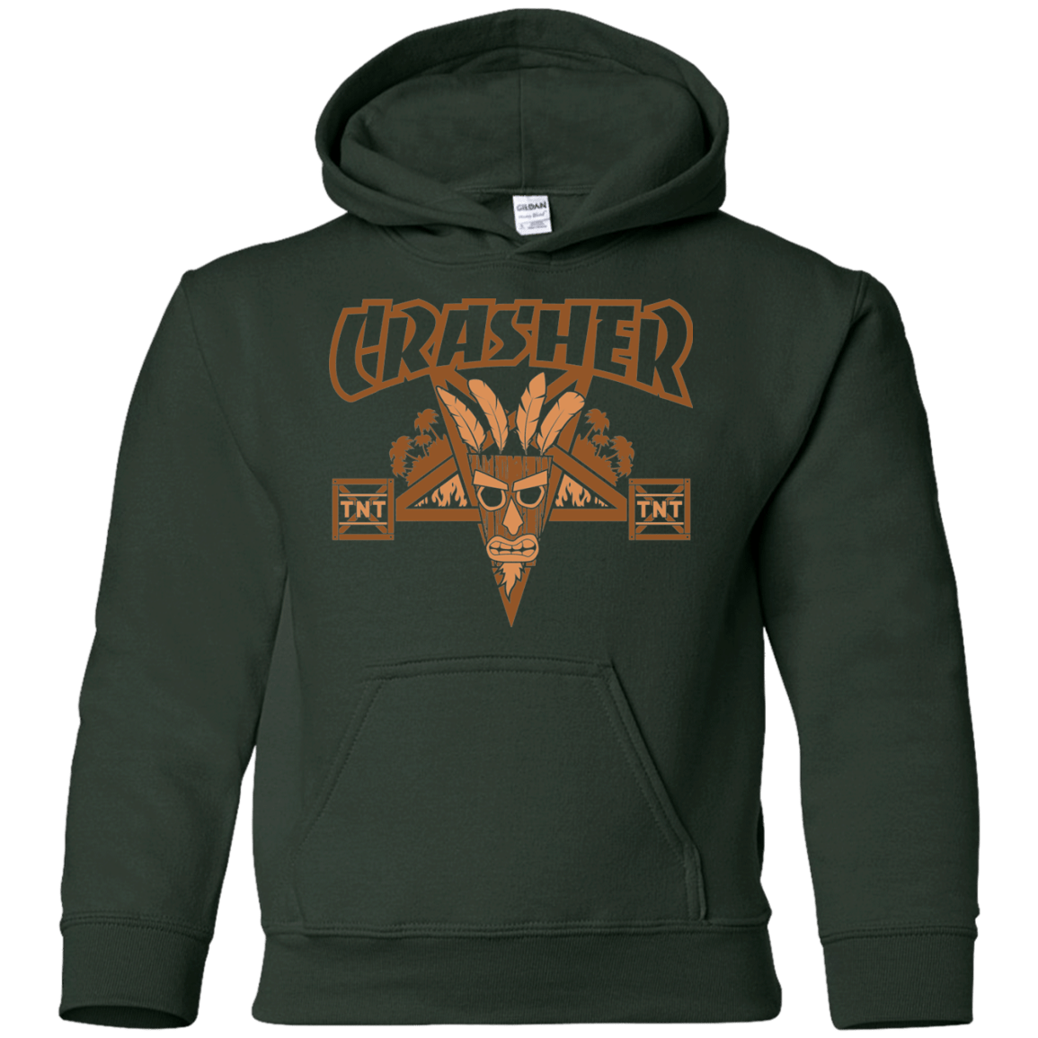 Sweatshirts Forest Green / YS CRASHER Youth Hoodie
