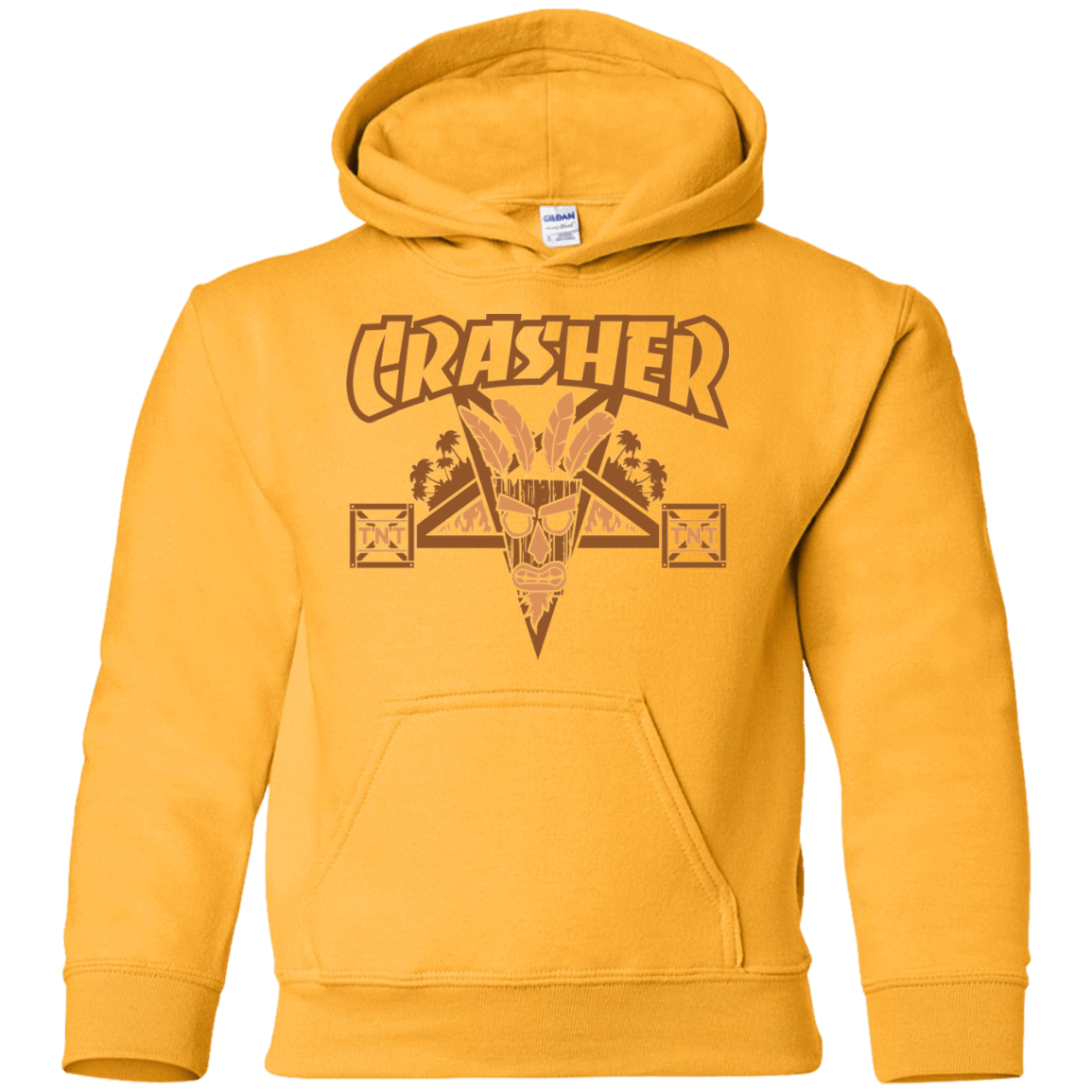 Sweatshirts Gold / YS CRASHER Youth Hoodie