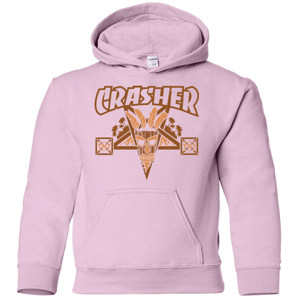 Sweatshirts Light Pink / YS CRASHER Youth Hoodie