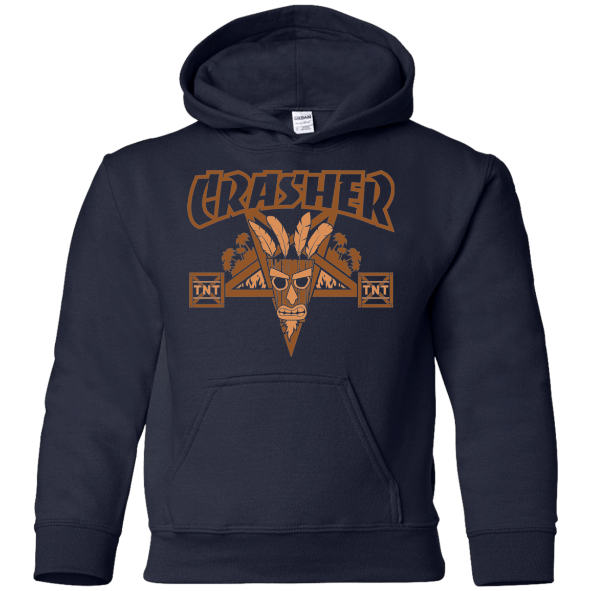 Sweatshirts Navy / YS CRASHER Youth Hoodie
