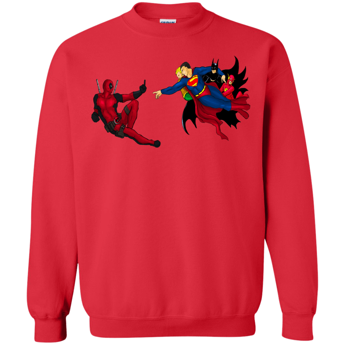Sweatshirts Red / S Creation of the Merc Crewneck Sweatshirt