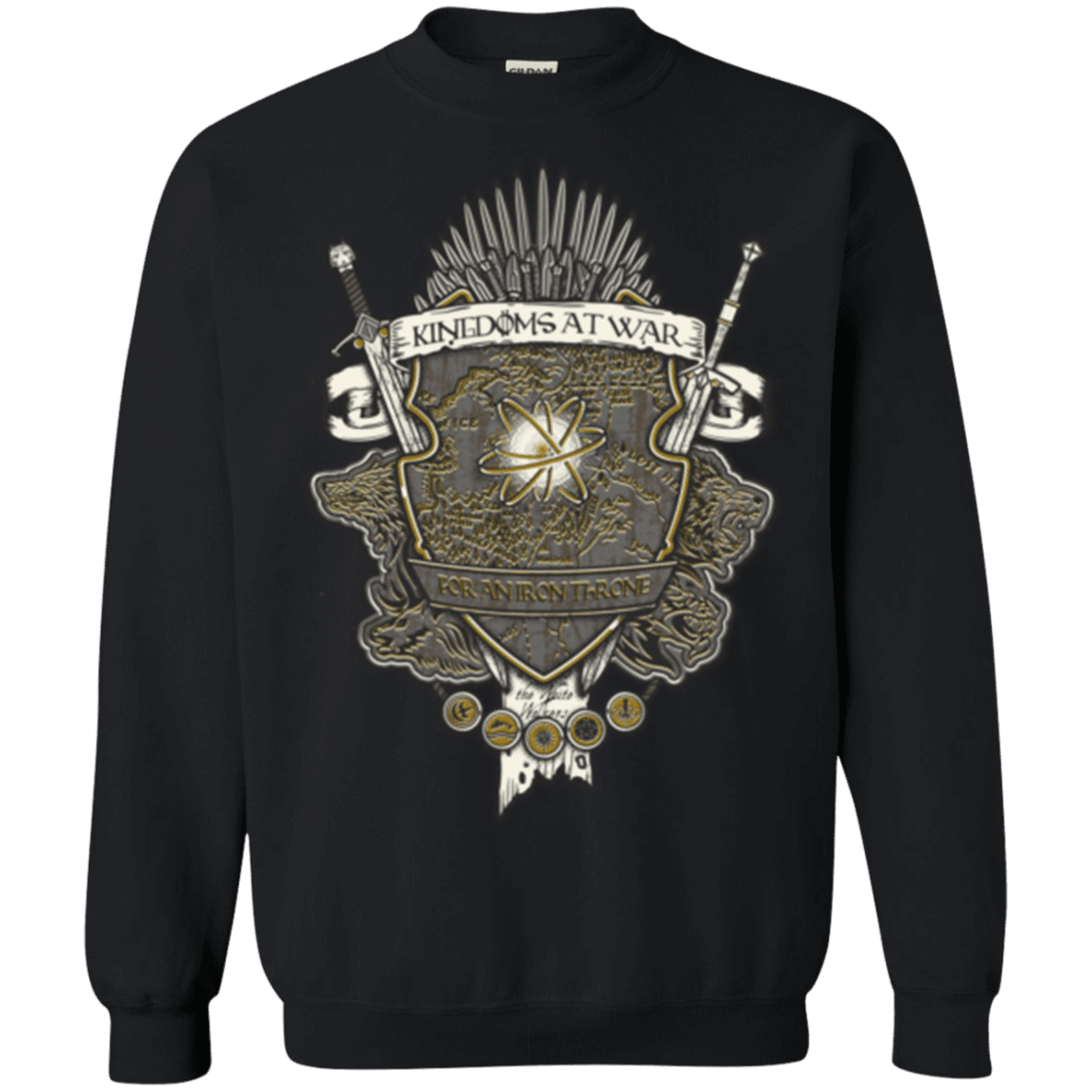 Sweatshirts Black / Small Crest of Thrones Crewneck Sweatshirt