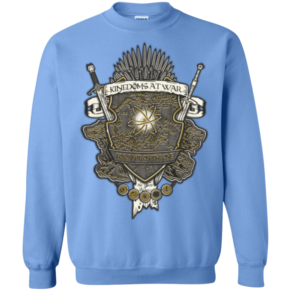 Sweatshirts Carolina Blue / Small Crest of Thrones Crewneck Sweatshirt