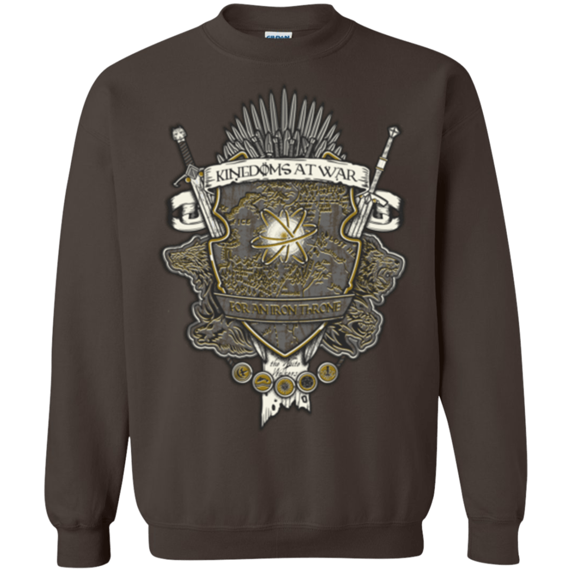 Sweatshirts Dark Chocolate / Small Crest of Thrones Crewneck Sweatshirt