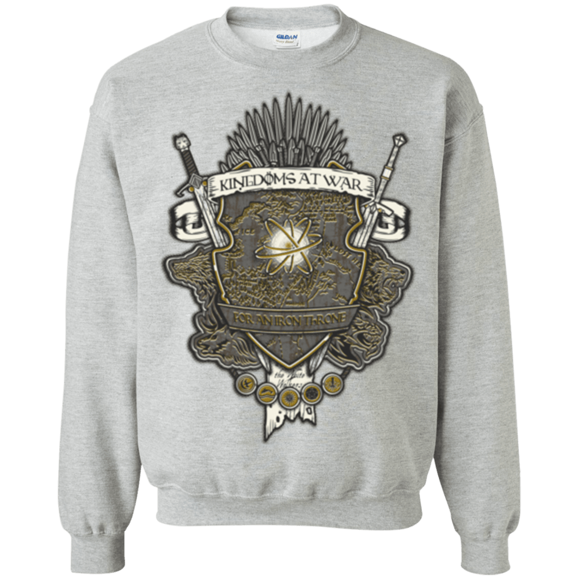 Sweatshirts Sport Grey / Small Crest of Thrones Crewneck Sweatshirt