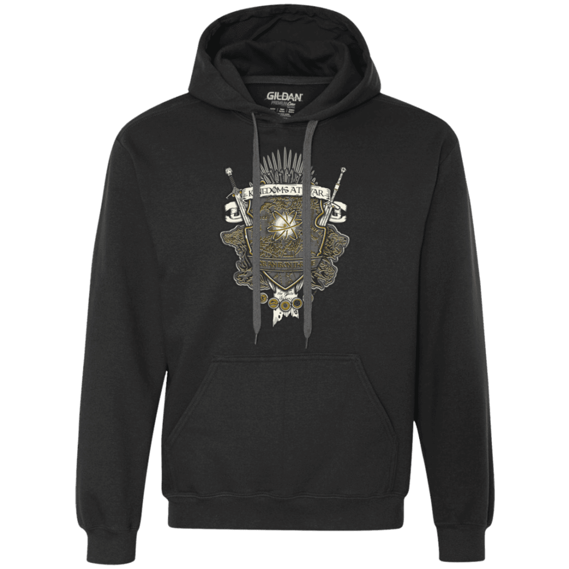 Sweatshirts Black / Small Crest of Thrones Premium Fleece Hoodie