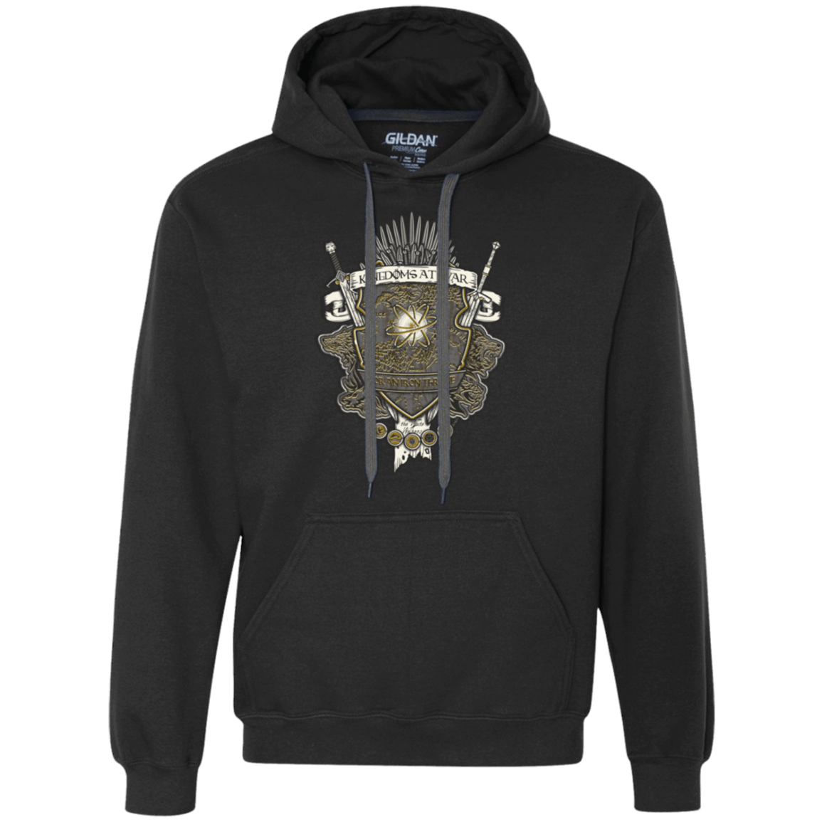 Sweatshirts Black / Small Crest of Thrones Premium Fleece Hoodie