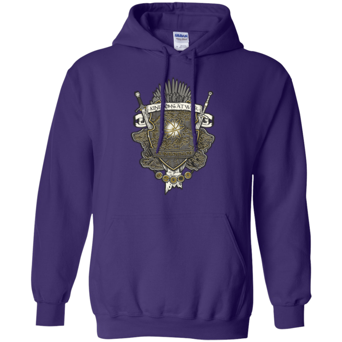 Sweatshirts Purple / Small Crest of Thrones Pullover Hoodie