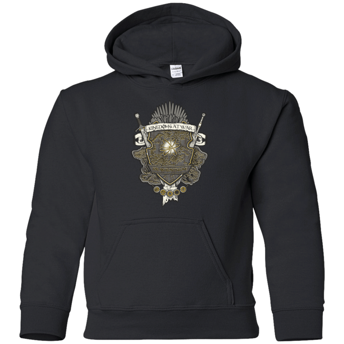 Sweatshirts Black / YS Crest of Thrones Youth Hoodie