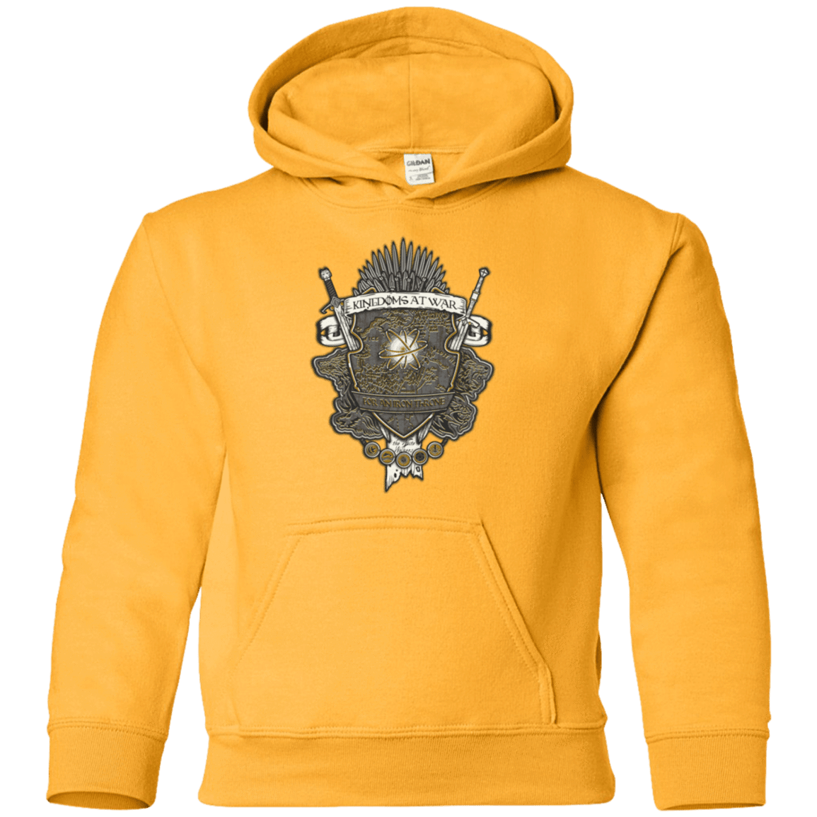 Sweatshirts Gold / YS Crest of Thrones Youth Hoodie