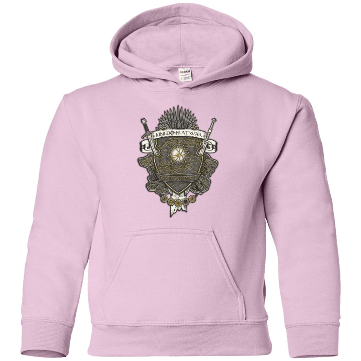 Sweatshirts Light Pink / YS Crest of Thrones Youth Hoodie