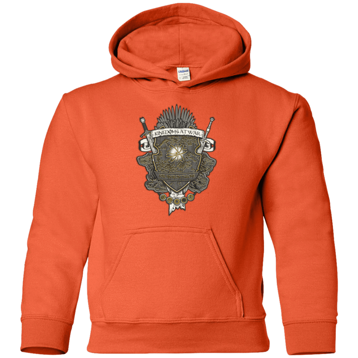 Sweatshirts Orange / YS Crest of Thrones Youth Hoodie