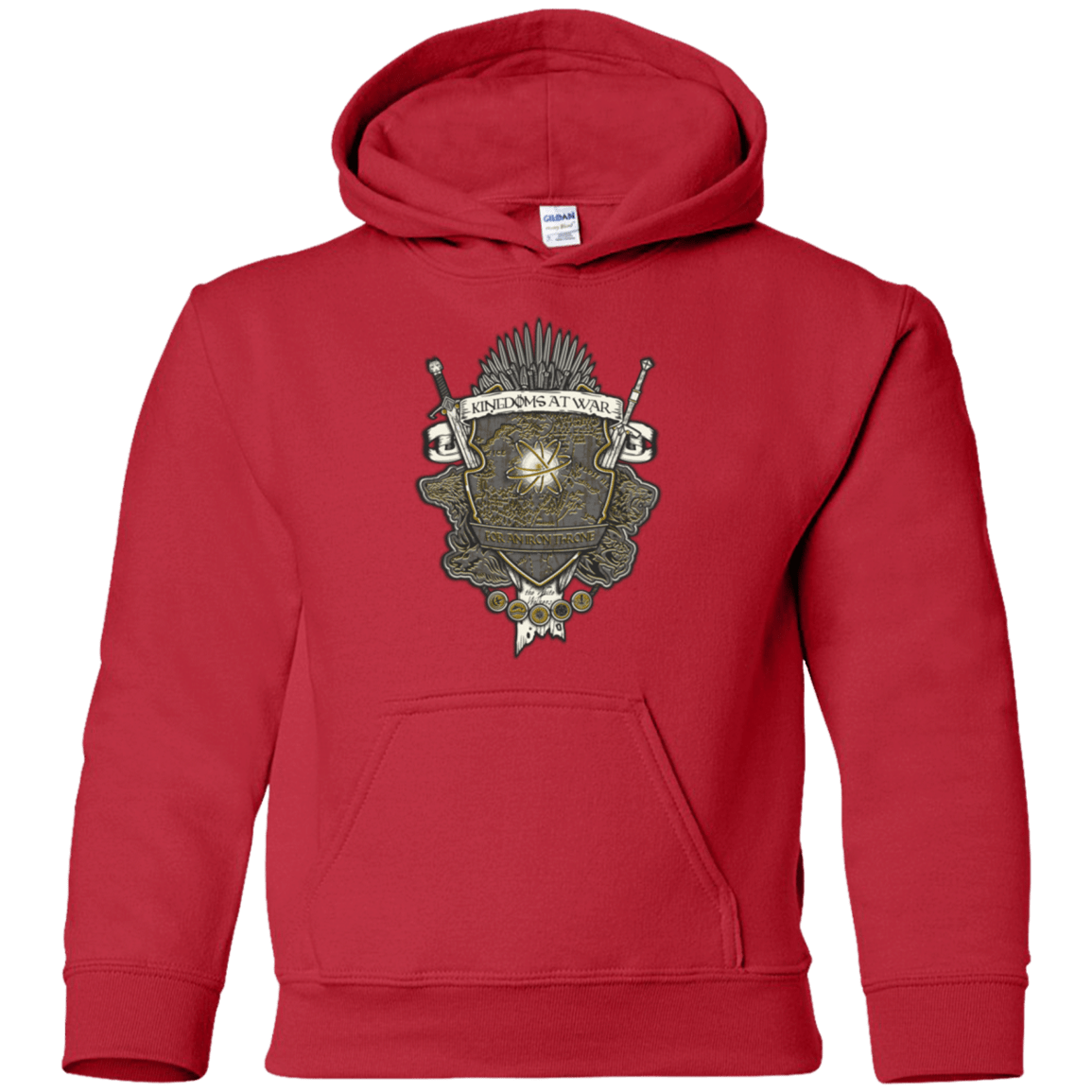Sweatshirts Red / YS Crest of Thrones Youth Hoodie
