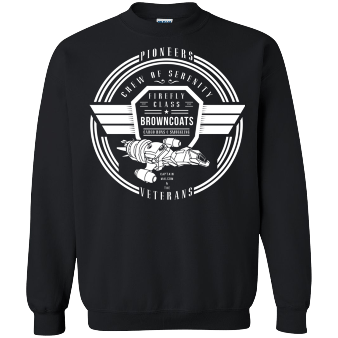Sweatshirts Black / Small Crew of Serenity Crewneck Sweatshirt