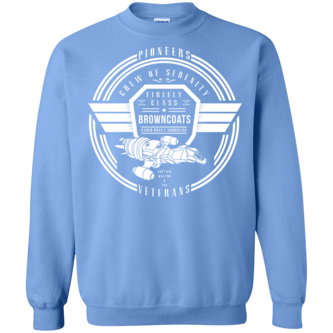 Sweatshirts Carolina Blue / Small Crew of Serenity Crewneck Sweatshirt